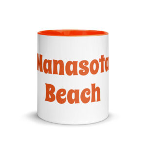Manasota Beach Mug with Color Inside
